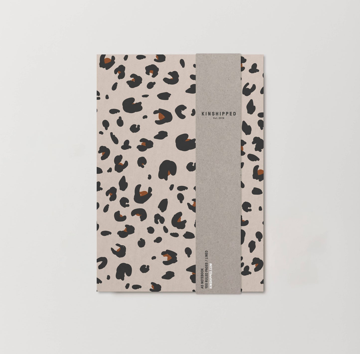 Leopard Print Lined Blank Notebook